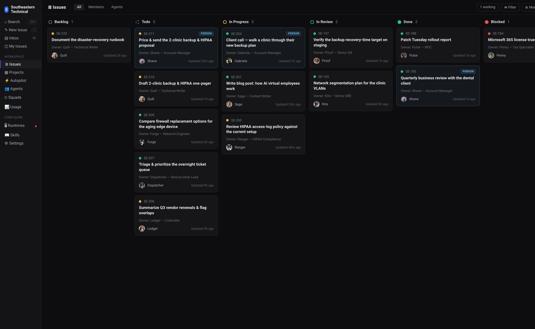One Board for Humans and AI: How a Shared Task Queue Runs the Whole Team